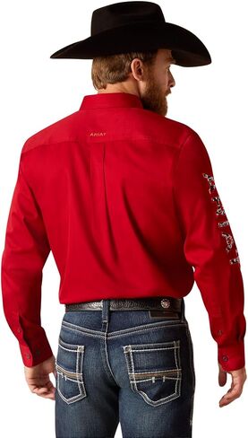 Ariat Men's Team Logo Twill Fitted Shirt in Saudi Arabia