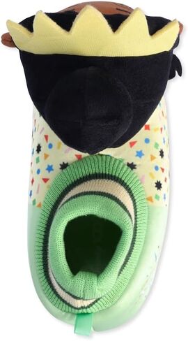 Disney Princess Tiana Toddler Girls' Sock-Top Slippers Shoes (Medium 7-8) in Saudi Arabia