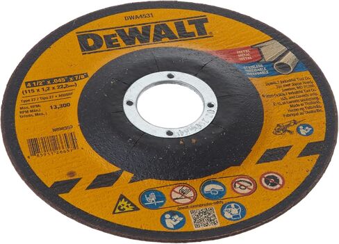 عجلة القطع المعدنية DeWalt DWA4531 T27، مقاس 4-1/2 بوصة × 0.045 بوصة × 7/8 بوصة in Saudi Arabia