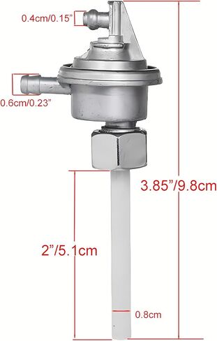 خزان الوقود الغاز + خرطوم فلتر GY6، متوافق مع الصينية 50cc 70cc 90cc 110cc 125 CC TaoTao SUNL Roketa Kazuma Quad Dirt Bike ATV 4 Wheeler Gas Tank in Kuwait