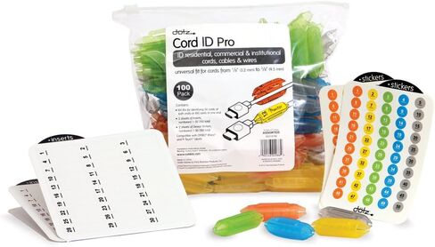 Dotz Cord ID Pro Cord & Cable Identification System - 30 Count in Saudi Arabia