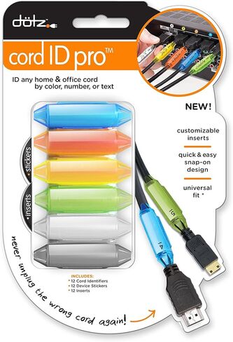Dotz Cord ID Pro Cord & Cable Identification System - 30 Count in Saudi Arabia