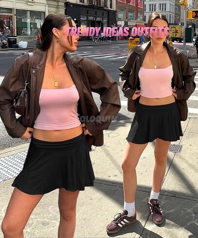 Coloquin التنانير النسائية الصغيرة Y2k مطوي التنانير القصيرة Flowy Ruched Coquette تنورة الخروج تنورة in Kuwait