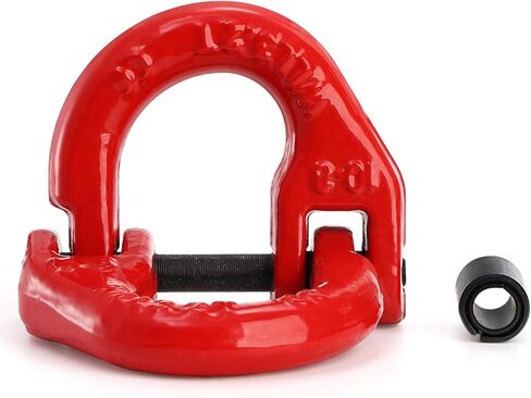 Bekith 4 Pack G80 سبائك الصلب المطرقة وصلة توصيل وصلة توصيل، 3/8 بوصة، حد حمل العمل 7100 رطل، مطلي باللون الأحمر in Kuwait