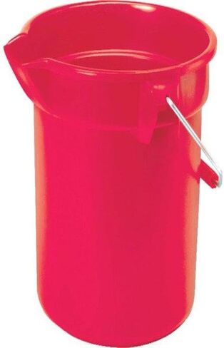 Rubbermaid Commercial 10 Qt Round Bucket, Red (FG296300RED) in Saudi Arabia