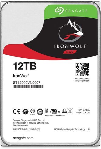 Seagate (Renewed) IronWolf 4TB NAS Internal Hard Drive HDD – 3.5 Inch SATA 6Gb/s 5900 RPM 64MB Cache for RAID Network Attached Storage (ST4000VN008) in Saudi Arabia