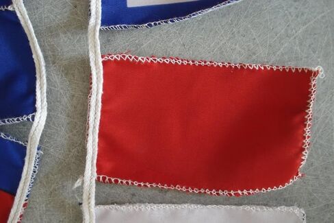 مجموعة علم رمز إشارة البحرية الأمريكية - سلسلة من 26 علم - بطول 8 أقدام - بحري / بحري / قارب / يخت / حفلة الشاطئ / البحرية / ديكور بحري (5029) in Kuwait