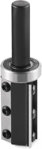 Insert Carbide Pattern Flush Trim Router Bit 1/2 Inch Shank, 1-1/8" Cut Dia, 2" Cutting Height ,3pcs Replacement Blade,Top Bearing Template Router Bit for Wood Trimming (Pattern Trim Bit) in Saudi Arabia