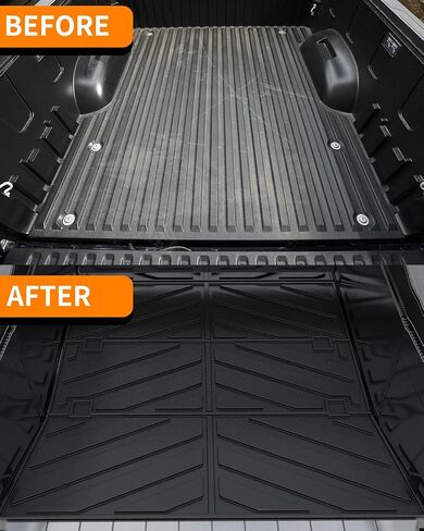 حصيرة سرير شاحنة Bomely متوافقة مع 2023 2024 Tesla Cybertruck Bed Mat TPE Truck Bed Protector جميع الأحوال الجوية شاحنة سرير بطانة لملحقات Cybertruck 2024 in Kuwait