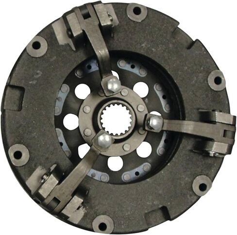 Complete Tractor 1112-6167 Clutch Plate Double Compatible with/Replacement for Ford Tractor 1310 1510 1710, Kubota Tractor B2150 B9200 Others - 35260-14200, Black in Saudi Arabia