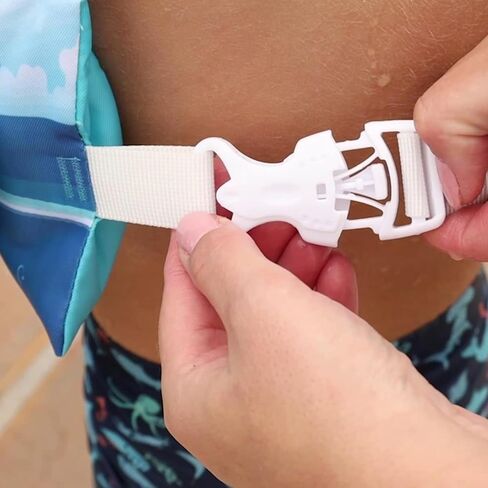 سترة سباحة للأطفال الصغار من JEVDES بنمط كرتوني لطيف، حجم صدر قابل للتعديل وإبزيم أمان، تطفو للأطفال الصغار من عمر 2 إلى 7 سنوات للجنسين، تطفو للأطفال الصغار بسعة وزن 20-66 رطل. in Kuwait