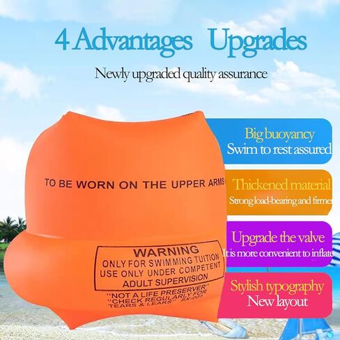 Swimming Wing,Swimming Sleeve,Swimming Undershirt,Children's Swimming arm Band,Children's Buoyancy aids,Cute Cartoon Swimming Wing arm Ring Floating Tube,Water Sports Learning Swimming Training aids. in Kuwait