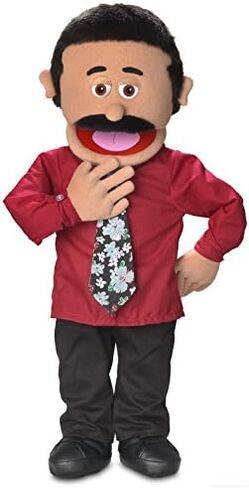 30 بوصة كارلوس، أب/رجل أعمال من أصل إسباني، دمية أداء احترافية بأرجل قابلة للإزالة، جسم كامل أو نصف in Kuwait