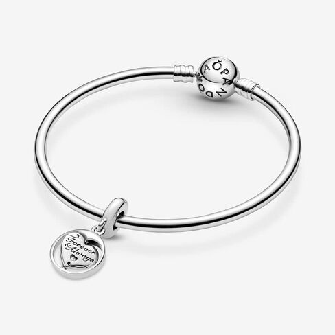Pandora Spinning Forever & Always Soulmate Dangle Charm - أساور لحظات متوافقة - مجوهرات للنساء - هدية عيد الأم - مصنوعة من الفضة الاسترليني والزركونيا المكعبة - مع صندوق هدايا in Kuwait