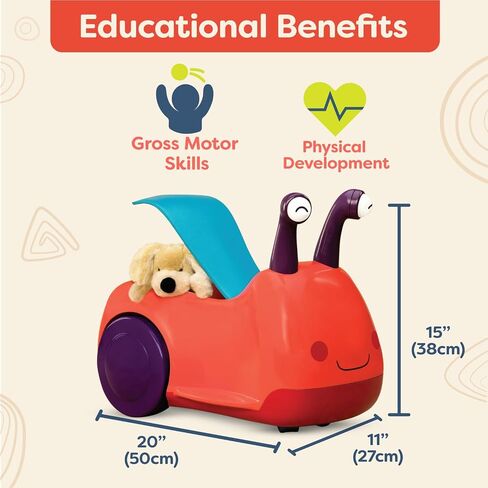 B. toys- Ladybuggy- Ride-On Toy with Lights & Sounds– Ladybug Ride On- Ergonomic Seat – 1 Year + in Saudi Arabia