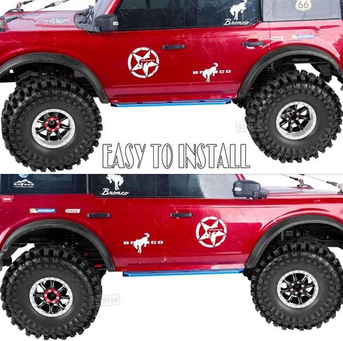 RC 1.9 Beadlock Wheels Adjustable 4 Offsets Rims for 1/10 TRX4 TRX6 SCX10 D90 Gen8 VS4-10 MST CFX RC Crawler Car,1.9 Beadlock Wheels Adjustable 4 Negative Offsets Rims,Black in Saudi Arabia