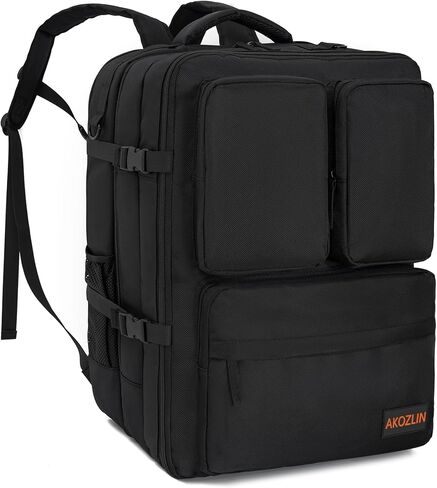 AKOZLIN حقيبة ظهر للسفر بثلاث طبقات DJ Mixer مع منفذ شحن USB لوحدة تحكم DDJ SB 400 مع جيوب متعددة للمعدات والكمبيوتر المحمول وسجلات الفينيل والكابلات in Kuwait