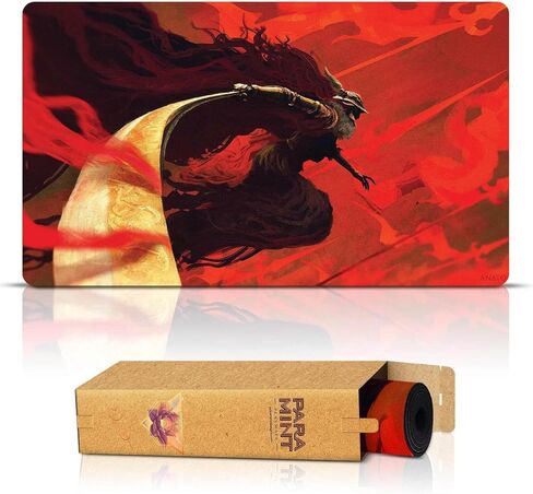 Paramint Malenia Blade of Miquella (مخيطة) - مفرش لعب MTG من Anato Finnstark، Elden Ring، Dark Souls - متوافق مع مفرش اللعب Magic The Gathering - Play MTG، YuGiOh، TCG - تصميمات أصلية in Kuwait