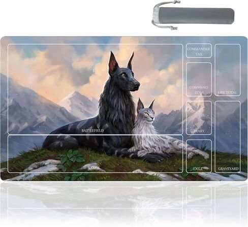 MTG Playmat Table Mats Size 60X35 cm Mousepad Compatible for MTG RPG CCG Trading Card Game Play mats Original Play Mat Art Designs & Accessories (10) in Saudi Arabia