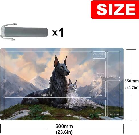 MTG Playmat Table Mats Size 60X35 cm Mousepad Compatible for MTG RPG CCG Trading Card Game Play mats Original Play Mat Art Designs & Accessories (10) in Saudi Arabia