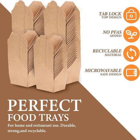 Dandat 200 Pcs Take out Food Containers 27 oz Microwaveable Kraft Brown Paper Take out Containers Leak and Grease Resistant Disposable Lunch Box for Food Restaurant Catering Party Supplies in Saudi Arabia