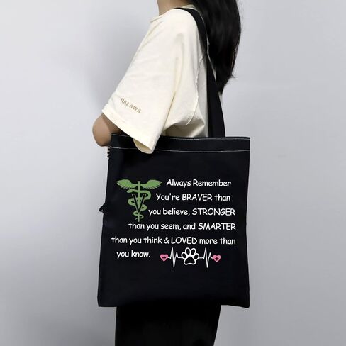 MBMSO Vet Tech Gifts Veterinarian Tote Bag Vet Assistant Gifts Veterinary Student Gifts Reusable Canvas Shopping Grocery Bag in Saudi Arabia