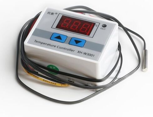 EC Buying 4Pcs XH-W3001 Digital LED Temperature Controller Module Thermostat Switch with Waterproof Probe Heating Cooling -50℃ to 110℃ 12V 10A 120W in Saudi Arabia