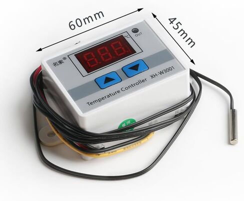 EC Buying 4Pcs XH-W3001 Digital LED Temperature Controller Module Thermostat Switch with Waterproof Probe Heating Cooling -50℃ to 110℃ 12V 10A 120W in Saudi Arabia