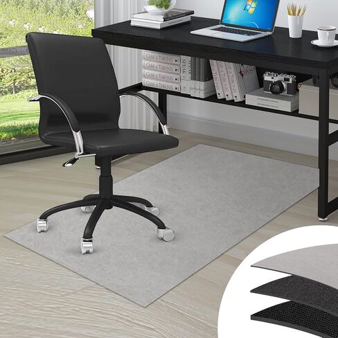 AgoKud Chair Mat for Hardwood Floor,47"x35" Chair Mat for Carpet,Tile Floor&Hard Floor Protector,0.14" Thick Premium Floor Protector,Anti-Slip,Non-Toxic,Easy to Clean for Office Home (47"x35"x0.14") in Saudi Arabia