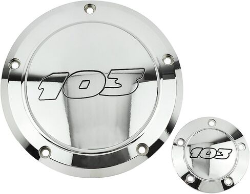 HDBUBALUS 5 Holes Derby Cover Engine Timing Cover Points Cover Fit for Harley Touring Trike Dyna Softail in Saudi Arabia