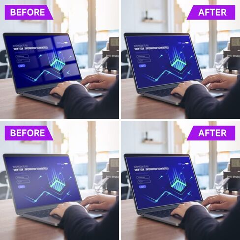 F FORITO 11.6 Inch Laptop Privacy Screen Protector, Anti Glare & Anti Scratch Computer Screen Filter Compatible with 11.6" HP/ASUS/Acer/Lenovo/Dell/Samsung with 16:9 Aspect Ratio Laptop in Saudi Arabia