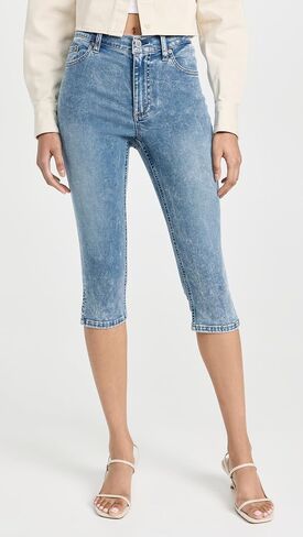 alice + olivia Women's Emmie Clam Digger Jeans in Saudi Arabia