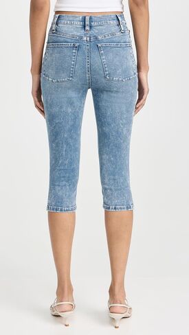 alice + olivia Women's Emmie Clam Digger Jeans in Saudi Arabia