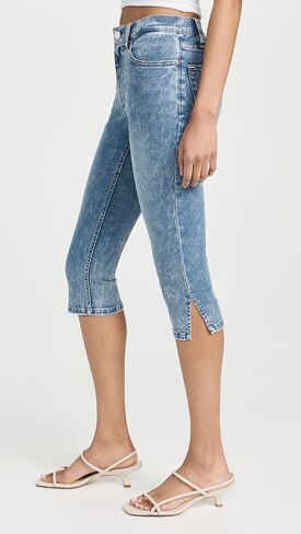 alice + olivia Women's Emmie Clam Digger Jeans in Saudi Arabia