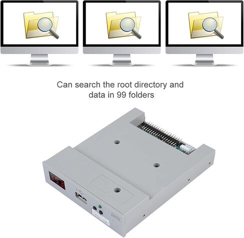 محاكي محرك الأقراص المرنة USB، جهاز اتصال واجهة القرص المرن 3.5 بوصة 1.44 ميجابايت، مناسب للأعضاء الإلكترونية، آلة التطريز، مناسب لمعدات التحكم الصناعية لمحرك الأقراص المرنة 1.44 ميجابايت in Saudi Arabia