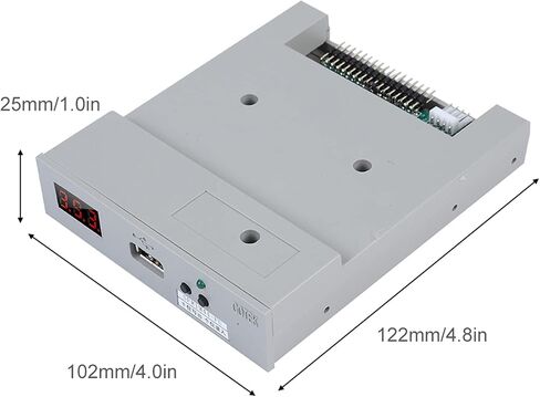 محاكي محرك الأقراص المرنة USB، جهاز اتصال واجهة القرص المرن 3.5 بوصة 1.44 ميجابايت، مناسب للأعضاء الإلكترونية، آلة التطريز، مناسب لمعدات التحكم الصناعية لمحرك الأقراص المرنة 1.44 ميجابايت in Saudi Arabia