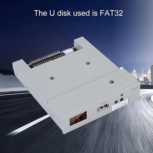 محاكي محرك الأقراص المرنة USB، جهاز اتصال واجهة القرص المرن 3.5 بوصة 1.44 ميجابايت، مناسب للأعضاء الإلكترونية، آلة التطريز، مناسب لمعدات التحكم الصناعية لمحرك الأقراص المرنة 1.44 ميجابايت in Saudi Arabia