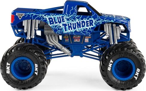 Monster Jam, Official Blue Thunder Monster Truck, Collector Die-Cast Vehicle, 1:24 Scale in Saudi Arabia
