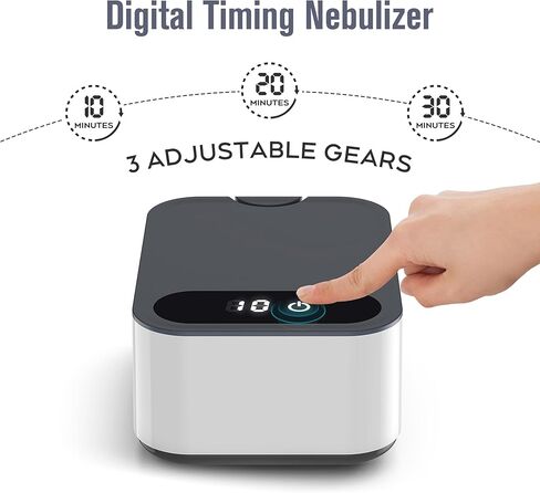 Portable Nebulizer Machine for Kids with 2 Masks - Low Noise Nebulizer for Adults in Kuwait