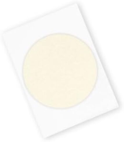 3M 2364 Performance Masking Tape, Rubber Adhesive, Crepe Paper, Tan - 1.438" Diameter Circles (Pack of 1000) in Saudi Arabia