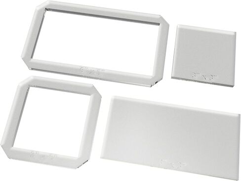 Quilt as you go templates - 6" x 3" rectangle and 3" square - 2 pack - for cutting perfect squares and outlines use with rotary cutter in Saudi Arabia