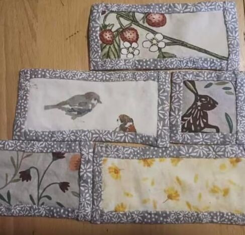 Quilt as you go templates - 6" x 3" rectangle and 3" square - 2 pack - for cutting perfect squares and outlines use with rotary cutter in Saudi Arabia