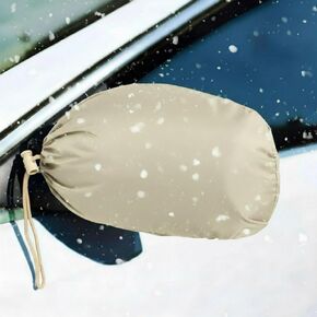 Side View Mirror Cover Auto Rearview Protection Cover Snow Ice Mirror Covers Exterior Rear View Accessories Universal Size for Cars, Black (2 Pieces) in Kuwait
