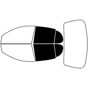 مجموعة تظليل النوافذ Rvinyl متوافقة مع Toyota Echo 2000-2005 (سيدان) - مجموعة كاملة مسبقة القطع - 35% in Kuwait
