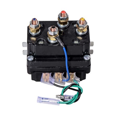 Astra Depot 12V 250A Winch Solenoid Contactor Relay + Twin Wireless Remote Controls for ATV UTV 4WD 4x4 2000lbs-5500lbs Winches KFI Ramsey in Saudi Arabia