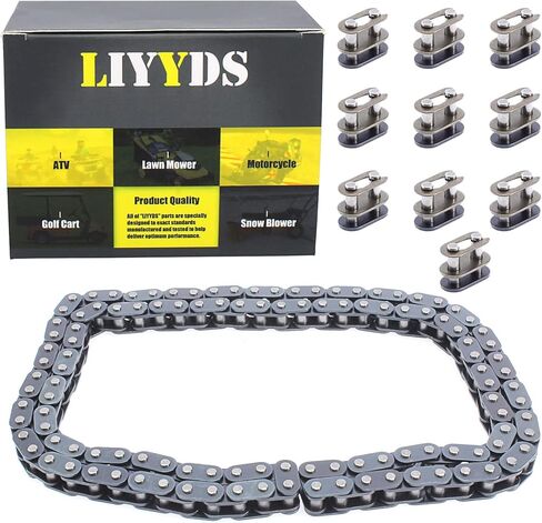 T8F Heavy Duty Drive 116 Chain + 10Pcs Master links 43cc 47cc 49cc 2-Stroke Dirt Super Pocket Bike Motorcycle Mini ATV Quad 4 Wheeler in Saudi Arabia