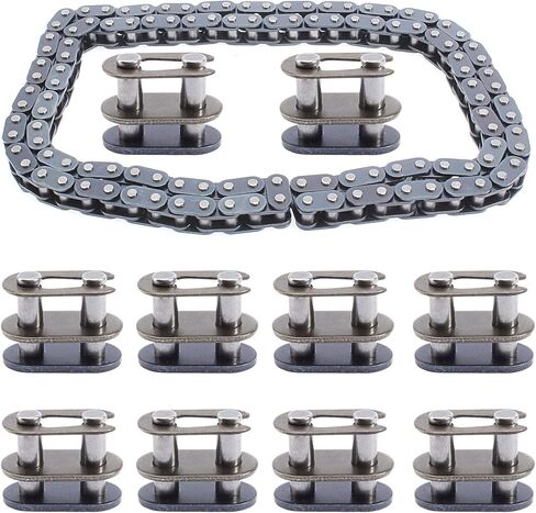T8F Heavy Duty Drive 116 Chain + 10Pcs Master links 43cc 47cc 49cc 2-Stroke Dirt Super Pocket Bike Motorcycle Mini ATV Quad 4 Wheeler in Saudi Arabia