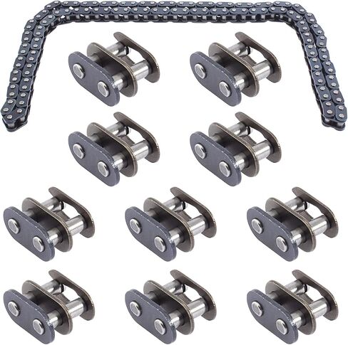 T8F Heavy Duty Drive 116 Chain + 10Pcs Master links 43cc 47cc 49cc 2-Stroke Dirt Super Pocket Bike Motorcycle Mini ATV Quad 4 Wheeler in Saudi Arabia
