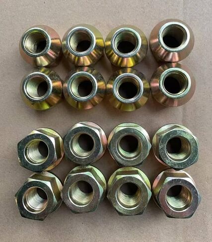 16pcs Factory Style 9/16-18 Open Design Bulge Wheel Lug Nuts 611-162 Replacement for 1994-2010 Dodge Ram 2500 3500 SRW & 2007-2009 Ram 1500 in Saudi Arabia