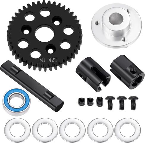 LSG 46T High Speed Differential Spur Gear Slipper Center Diff Spool Locker Set for Arrma 1/7 6S Felony Infraction Limitless Mojave 1/8Kraton/Outcast/Notorious/Talion 6S BLX (46T) in Saudi Arabia